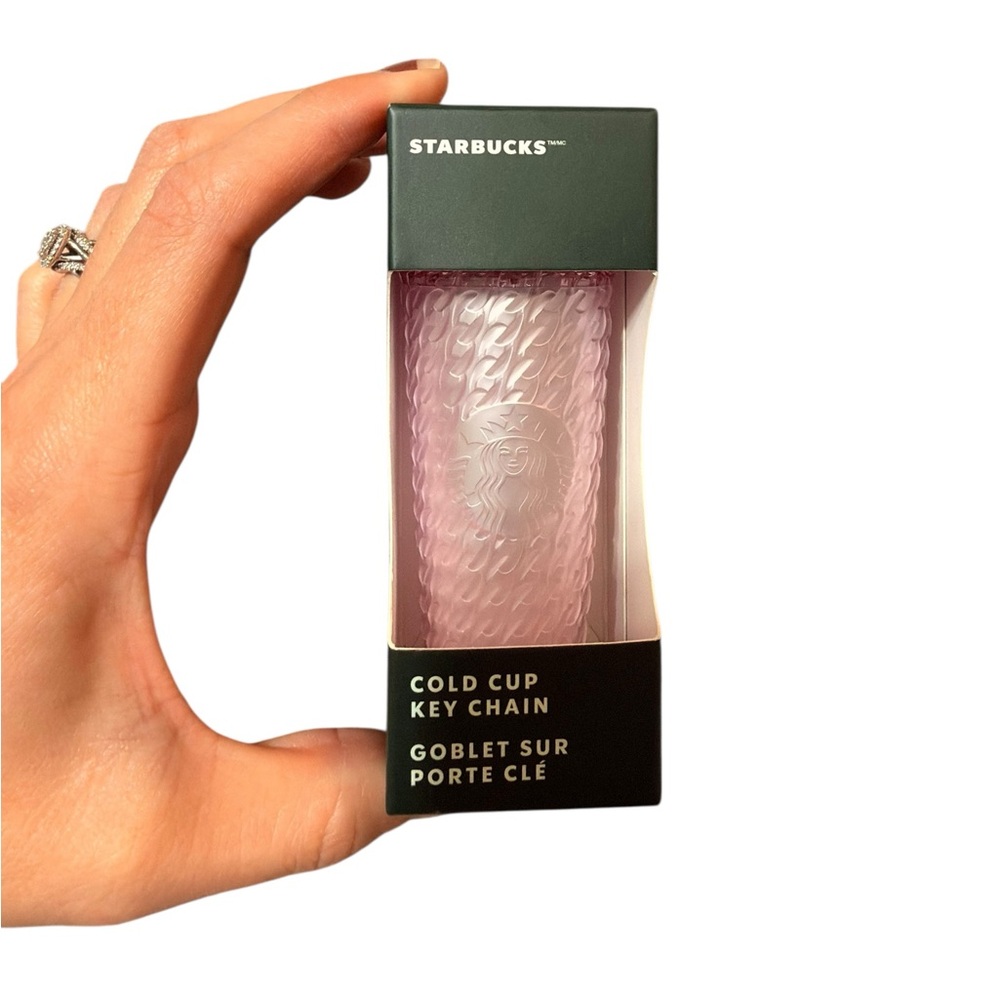 Starbucks cold cup keychain